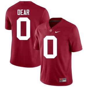 Crimson AK Dear Men #0 2026-27 Go Bama College Football Jerseys 692277-366