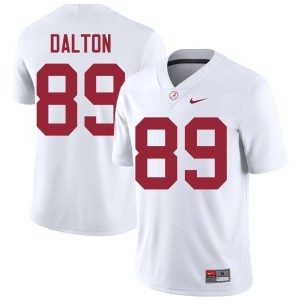 White Men #89 UA Crimson Tide Brody Dalton High School College Football Jerseys 823817-169