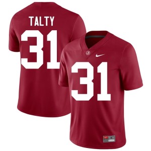 Crimson Mens #31 UA Crimson Tide College Football Conor Talty High School Jerseys 468711-130