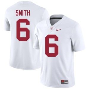 White Player College Football Roll Tide #6 Men's DeVonta Smith Jersey 404133-701