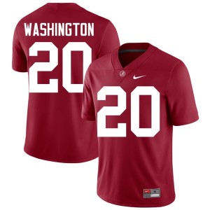 Crimson College Football Men Alabama Crimson Tide Dre Washington #20 Replica Jerseys 209317-175
