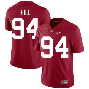 Crimson Edric Hill #94 The Tide College Football Alumni Men's Jersey 849534-904