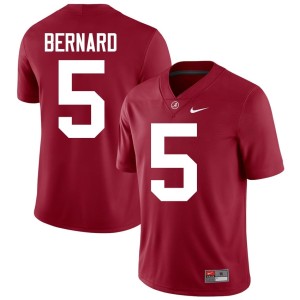 Crimson Men #5 College Football Roll Tide Germie Bernard Alumni Jersey 678772-528