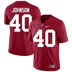 Crimson #40 2026 College Football Grant Johnson Men Crimson Tide Jerseys 840812-572