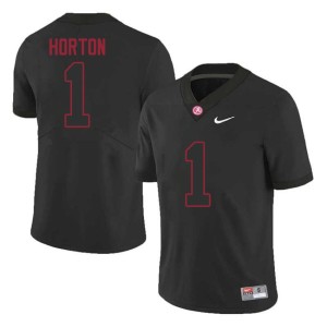 Black Isaiah Horton UA College Football Replica Men's #1 Jerseys 900888-427