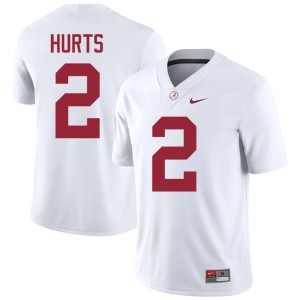 White College Football Mens Jalen Hurts Bama #2 2026 Jerseys 990835-583