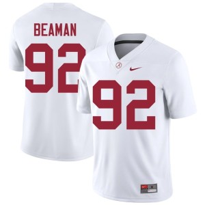 White Men's Alabama Alumni Jeremiah Beaman College Football #92 Jersey 271549-927