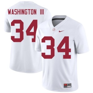 White College Football Go Bama #34 Men 2026 Jessie Washington III Jersey 839665-552