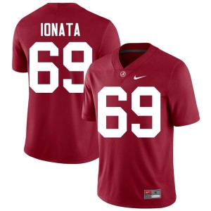 Crimson 2026-27 College Football Joseph Ionata Mens #69 UA Crimson Tide Jersey 439976-731