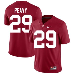 Crimson 2026-27 College Football Crimson Tide Kolby Peavy Men's #29 Jersey 286617-405