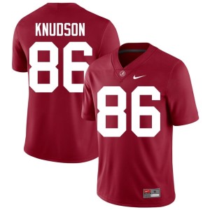 Crimson Player #86 Peter Knudson Men College Football Alabama Jersey 152609-534
