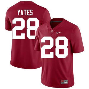 Crimson 2026-27 Men College Football Crimson Tide #28 Peyton Yates Jerseys 450122-797
