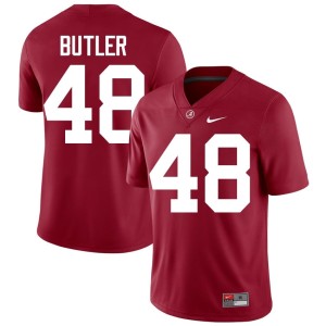 Crimson #48 College Football Men High School Bama Prince Butler Jerseys 693706-450