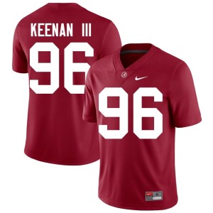 Crimson 2026 Crimson Tide Mens College Football #96 Tim Keenan III Jersey 478255-365