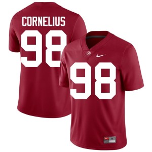 Crimson Tucker Cornelius #98 NCAA University of Alabama College Football Mens Jersey 513687-308