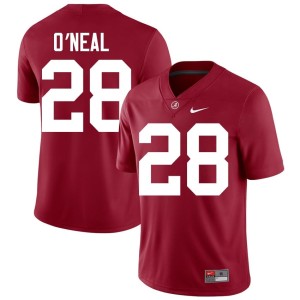 Crimson College Football Bama Men 2026-27 Carmelo O'Neal #28 Jerseys 683860-819