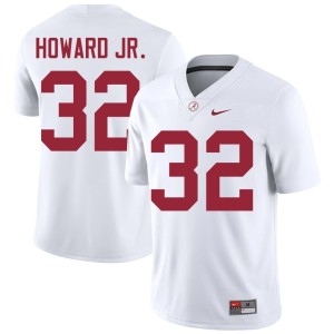 White 2026 #32 Corey Howard Jr. College Football UA Men Jersey 205973-962