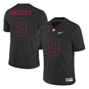 Black #9 College Football UA Mens Desmond Umeozulu 2026-27 Jersey 672930-480