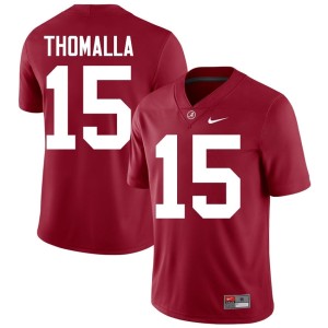 Crimson College Football UA Men's #15 NCAA Jett Thomalla Jerseys 432460-441