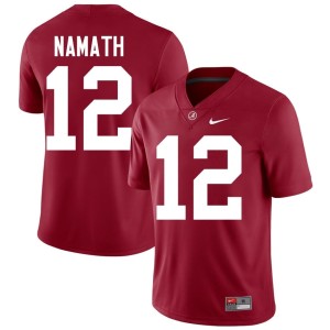 Crimson Men's College Football The Tide #12 Joe Namath Stitched Jerseys 281199-610