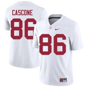 White College Football Alabama Jude Cascone Men Embroidery #86 Jersey 870287-443