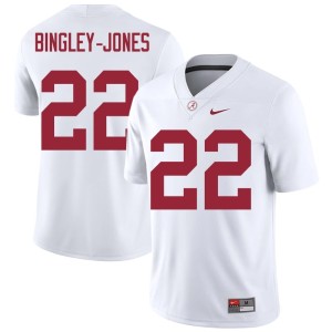 White College Football NCAA Alabama Crimson Tide #22 Kedrick Bingley-Jones Mens Jerseys 155859-915