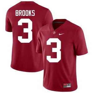 Crimson #3 2026 Lotzeir Brooks College Football Bama Mens Jerseys 186765-960