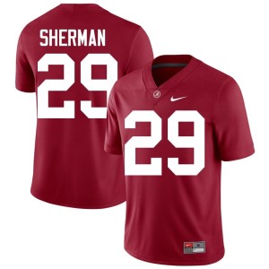 Crimson #29 Replica Men College Football Roll Tide Nick Sherman Jersey 355503-606