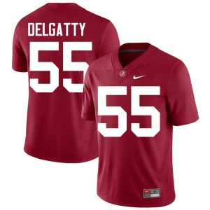 Crimson Men's Roll Tide #55 Racin Delgatty 2026 College Football Jerseys 307046-733