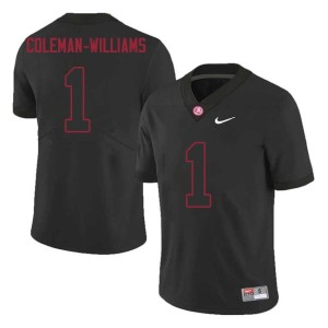 Black Men's University of Alabama College Football Ryan Coleman-Williams NCAA #1 Jersey 497028-316