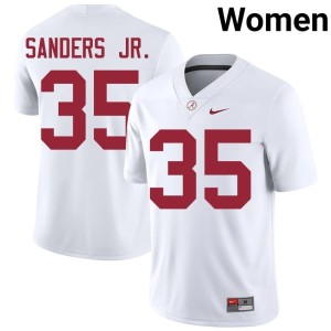 White Women Abduall Sanders Jr. Bama Player #35 College Football Jerseys 758454-212