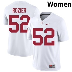 White Roll Tide Women #52 College Football Alex Rozier 2026-27 Jersey 585353-607