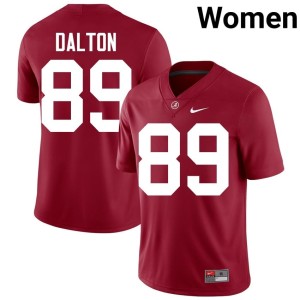 Crimson #89 Womens College Football 2026 Brody Dalton University of Alabama Jersey 542233-441