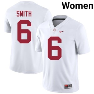 White #6 College Football Women Crimson Tide High School DeVonta Smith Jersey 956749-957