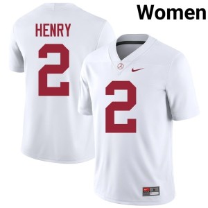 White Women Roll Tide Derrick Henry #2 NCAA College Football Jerseys 420286-838