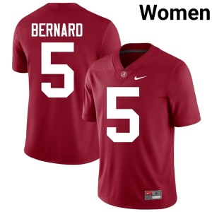 Crimson Womens 2026-27 #5 Bama College Football Germie Bernard Jerseys 822134-560