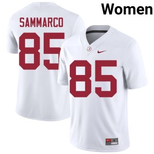 White Go Bama Jack Sammarco College Football Women 2026 #85 Jerseys 763716-116