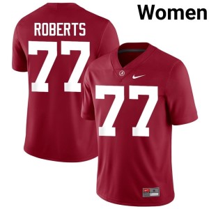 Crimson Womens #77 College Football The Tide Alumni Jaeden Roberts Jerseys 623411-436