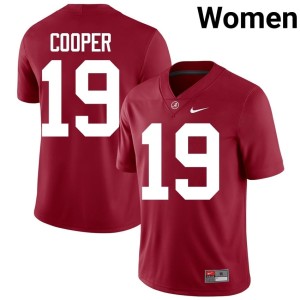 Crimson Women John Cooper Go Bama College Football #19 2026-27 Jerseys 650017-340