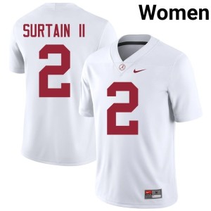 White High School #2 Women's Patrick Surtain II UA Crimson Tide College Football Jersey 107994-863