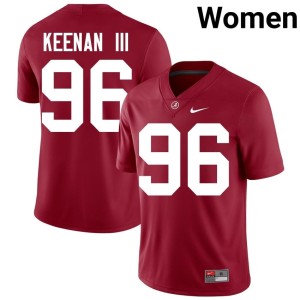 Crimson #96 Women Tim Keenan III 2026-27 UA Crimson Tide College Football Jerseys 424473-239