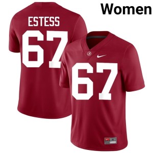 Crimson 2026 Wade Estess The Tide Women College Football #67 Jersey 886051-662