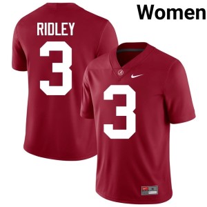 Crimson #3 Womens Crimson Tide College Football Alumni Calvin Ridley Jersey 348997-904