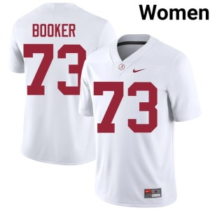 White UA Chris Booker Womens Player #73 College Football Jersey 507007-453