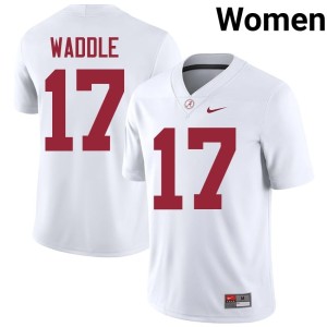 White College Football Bama #17 High School Jaylen Waddle Women Jersey 788136-567