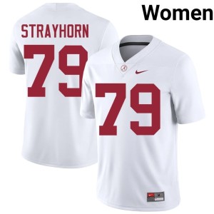 White College Football Game UA #79 Kaden Strayhorn Womens Jersey 193726-803