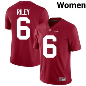 Crimson Womens #6 2026 College Football Kevin Riley Bama Jersey 142012-987