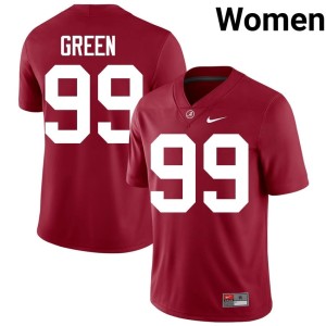 Crimson #99 College Football Women's Crimson Tide 2026 Terrance Green Jerseys 331885-119