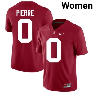 Crimson Game Women Yhonzae Pierre College Football #0 UA Crimson Tide Jersey 949576-221