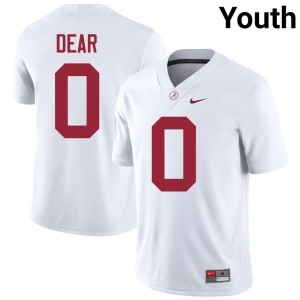 White College Football AK Dear Alumni UA Crimson Tide #0 Youth Jersey 875224-558